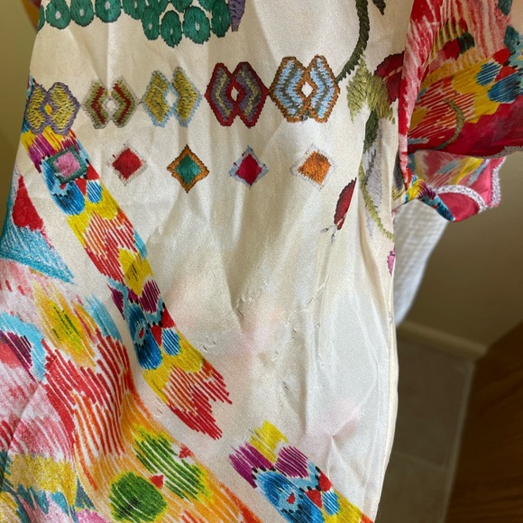 Johnny Was Tulum Silk Tunic - Picture 3 of 3